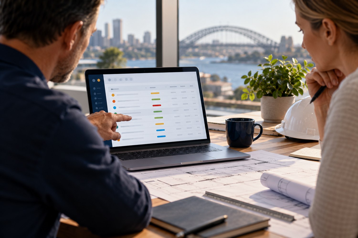 Maintenance reporting dashboard and property plans