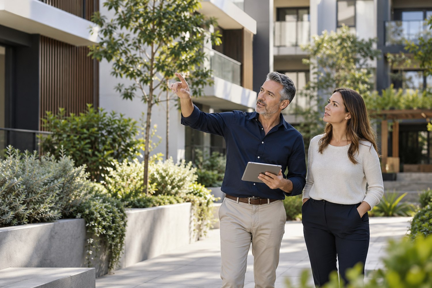 Property walkthrough to discuss management requirements